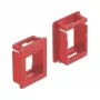 Montavimo rinkinys DELOCK 86762, raudonas plastikinis, modelis 86762, plastikas