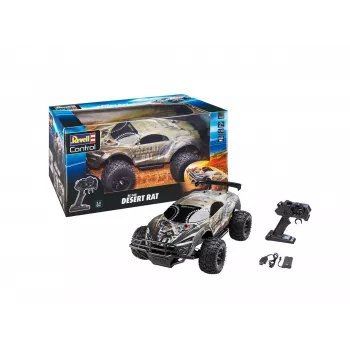 Radijo bangomis valdomas automobilis REVELL Desert Rat (24442) – pilkai juodas visureigis