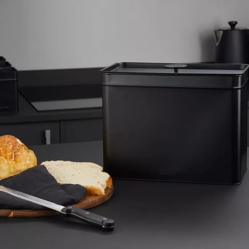 Dėžė duonai Salter Kuro BW124581EU7 plieninė – talpykla duonai ir kepiniams laikyti