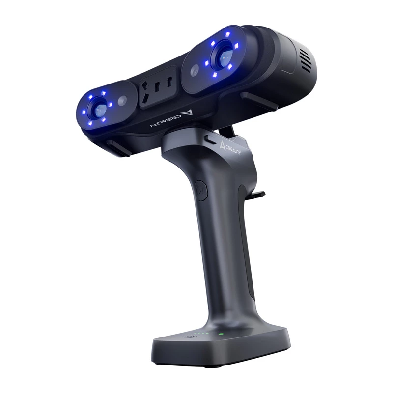 3D skaitytuvas Creality Sermoon X1 — tikslumas 0,02 mm, Wi‑Fi 6, 34 lazeriai, NIR, juodas