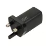 iBOX C-65 Black, universalus 65W GaN įkroviklis su UK kištuku