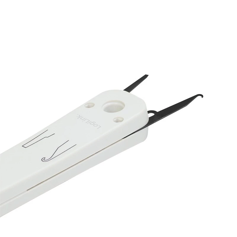 Kabelių užspaudimo įrankis LOGILINK WZ0001A RJ45/RJ11, integruotas pjaustytuvas ir nuplikiklis, baltas