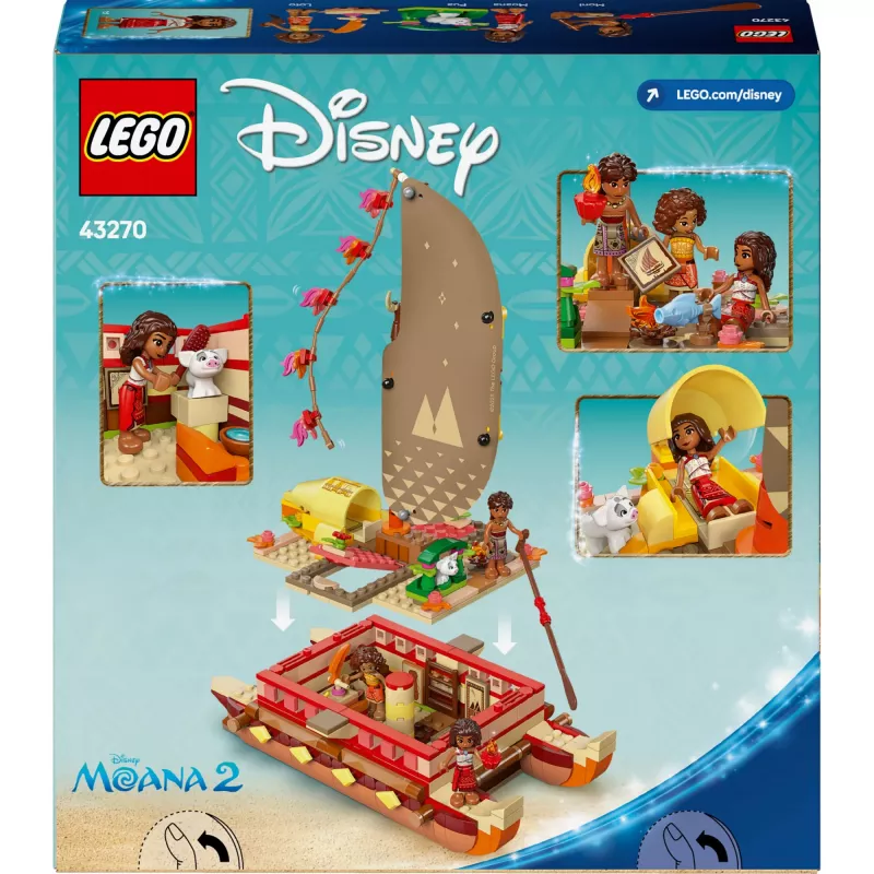 LEGO 43270 Konstruktoriaus rinkinys – 529 detalių, 3 minifigūrėlės, sidabrinė
