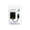 USB šakotuvas LOGILINK UA0139 — 4 prievadai USB 2.0, 480 Mbit/s, juodas
