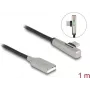 DeLOCK USB 2.0 laidas Type-A kištukas į Type-C kištuką kampuotas 60W 1m