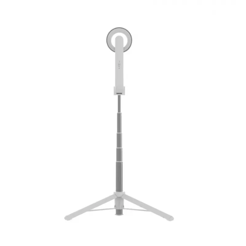 Selfie lazdelė FIXED FIXSN-M-WH – Bluetooth sulankstomas aliumininis stiebas, maks. ilgis 72 cm, balta