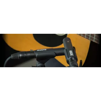 Studijinis kondensatorinis mikrofonas RØDE M5 — laidinis, 20–20000 Hz, 200 Ω, -34 dB, 20×100 mm, juodas
