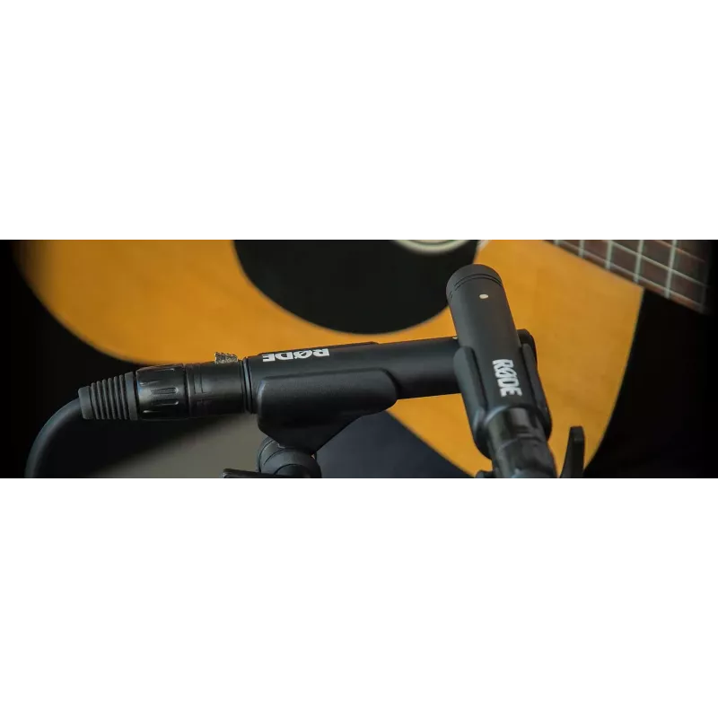 Studijinis kondensatorinis mikrofonas RØDE M5 — laidinis, 20–20000 Hz, 200 Ω, -34 dB, 20×100 mm, juodas