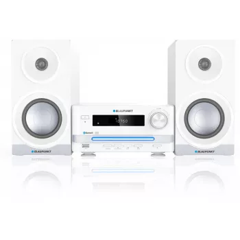 Mikro garso sistema BLAUPUNKT MS16BT 15 W, CD/USB/MP3, Bluetooth, FM RDS, balta
