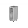 19 colių 32U LANBERG stovimas serverio spintos stovas 600×800 mm pilkas su stiklinėmis durimis ir LCD (Flat Pack)