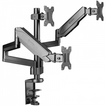 Monitorio laikiklis ONKRON G280-B 33–81,3 cm (13–32 col.) ekranams, užspaudimas/per stalą, iki 24 kg, VESA 75x75–100x100