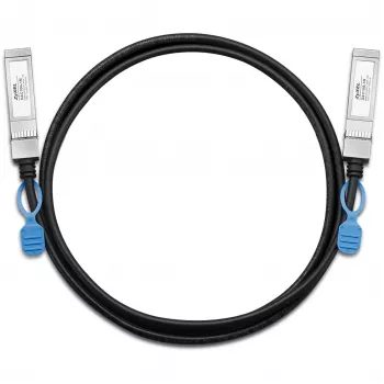 Zyxel DAC10G-1M-ZZ0103F 1 m tiesioginio prijungimo vario (DAC) kabelis su SFP+ jungtimis, juodas