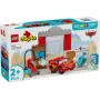 Konstruktorius LEGO DUPLO 10456 Disney McQueen ir Doko dirbtuvės – 35 dalys, nuo 2 metų