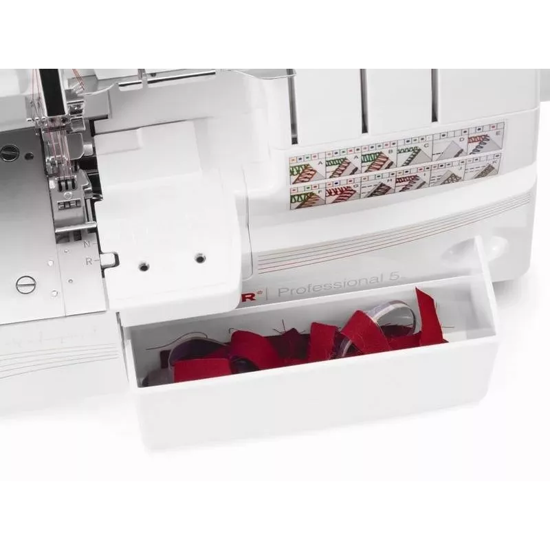 Siuvimo mašina overlock Singer 14T968, elektrinė, balta