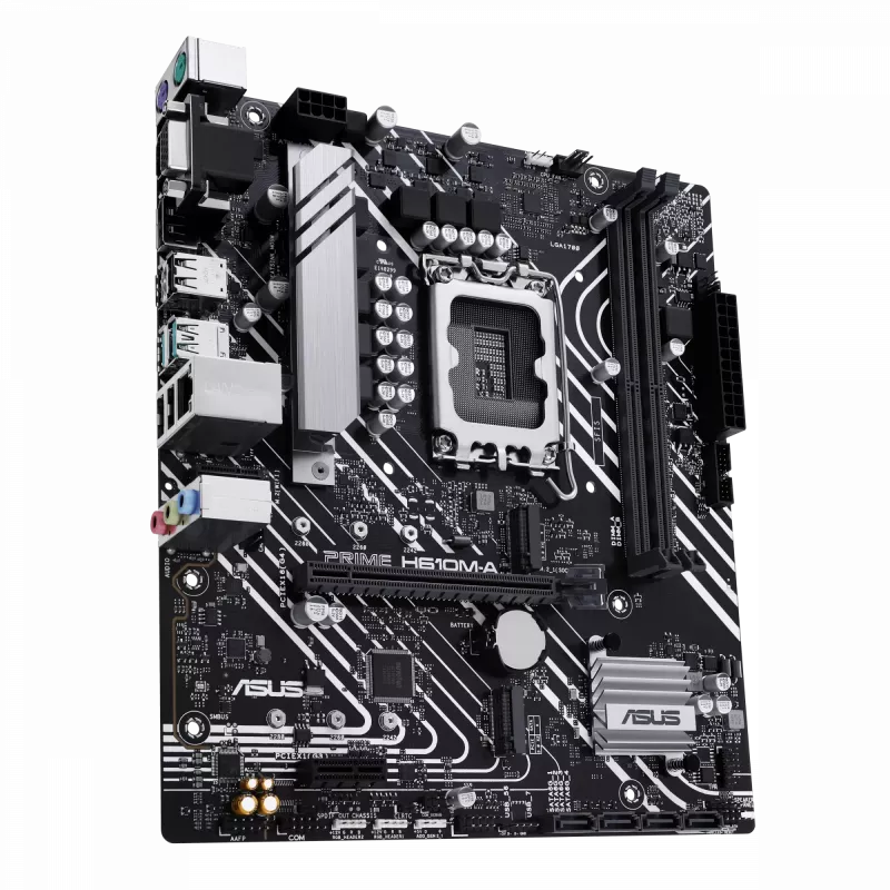 ASUS PRIME H610M-A R2.0 pagrindinė plokštė, Intel LGA1700, micro-ATX