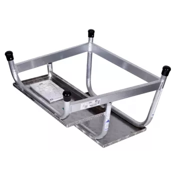 Kopėtėlė Krause 805027, aliumininė, 2 pakopos, max apkrova 150 kg, 680 mm ilgis, 41 cm aukštis