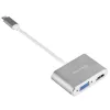 Išorinis vaizdo adapteris SILVERSTONE EP16 USB-C 3.1 su HDMI ir VGA išėjimais