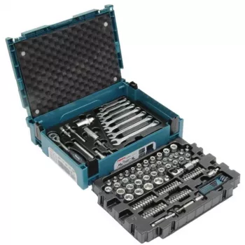 Makita E-08713 mechaniko įrankių rinkinys, 120 dalių