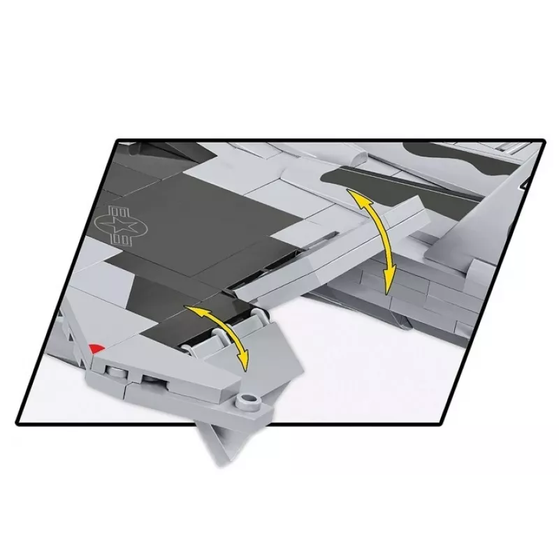 Cobi Konstruktorius Boeing F-15EX Eagle II modelis COIB-5900, kolekcinis mastelio rinkinys