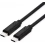 Roline USB-C laidas, USB4 Gen3x2, 1 m, 40 Gbps, 240 W, juodas (11.02.9104)