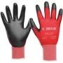 Darbo pirštinės Cimco 141238 Juoda Raudona XL