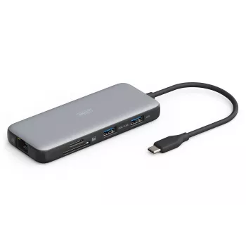 USB-C stotelė Digitus DA-70915 8 prievadų 100W Power Delivery
