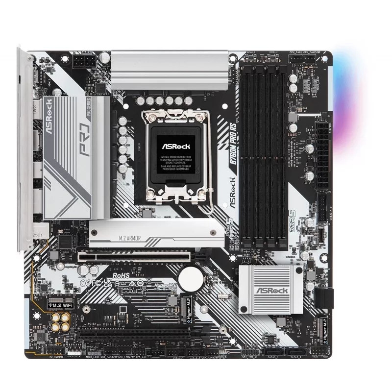 ASRock B760M Pro RS DDR5 Micro-ATX pagrindinė plokštė