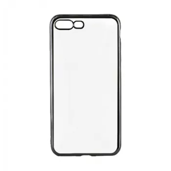 Dėklas Tellur TLL121041 iPhone 7 Plus silikoninis juodas permatomas