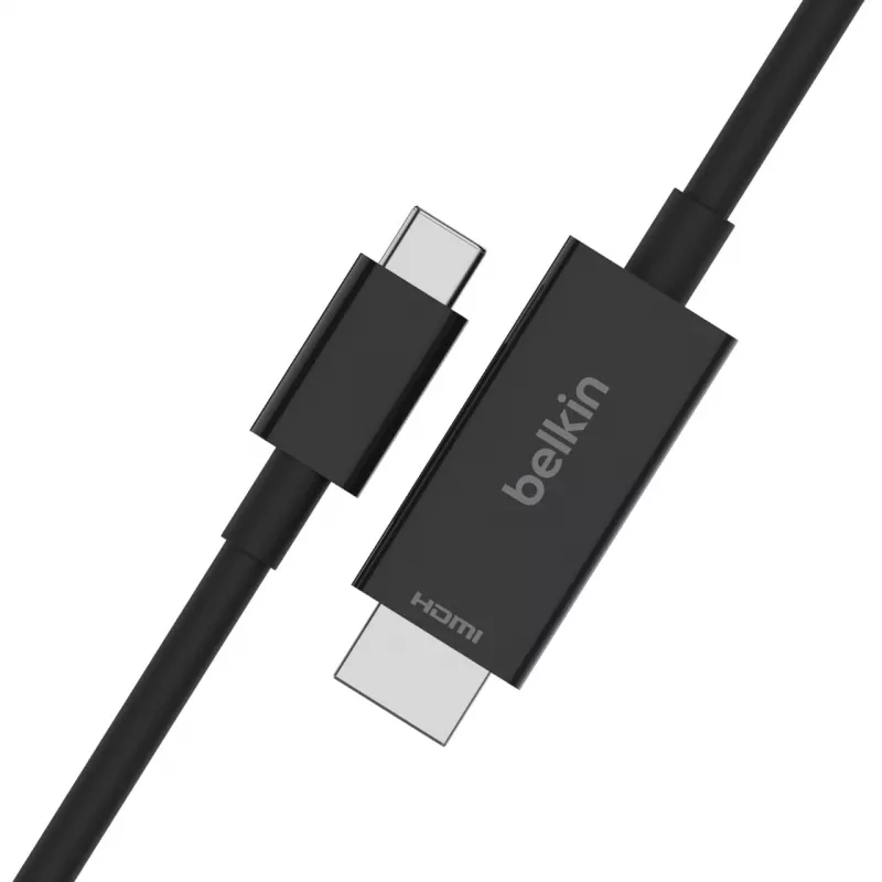 USB-C į HDMI laidas Belkin AVC012bt2MBK 2 m juodas