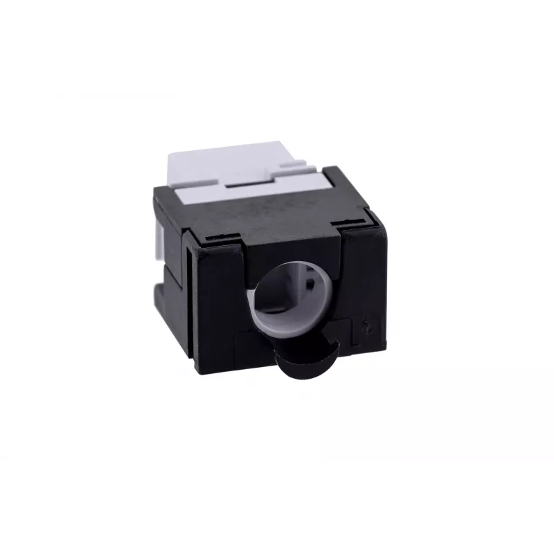 Keystone modulis A-LAN MKB-U6-1 — RJ45 U/UTP Cat6, 22/26 AWG, juodai baltas ABS korpusas