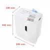 HSM shredstar X10 dokumentų smulkintuvas, 4,5 x 30 mm + atskiras CD pjovimo mechanizmas