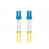 Skaidulinis optinis kabelis LANBERG FO-LULU-SD11-0010-YE, 3 m, G.657.A1, LC–LC, geltonas