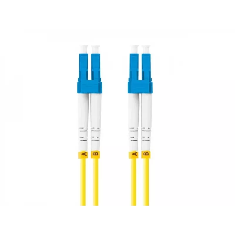 Skaidulinis optinis kabelis LANBERG FO-LULU-SD11-0010-YE, 3 m, G.657.A1, LC–LC, geltonas