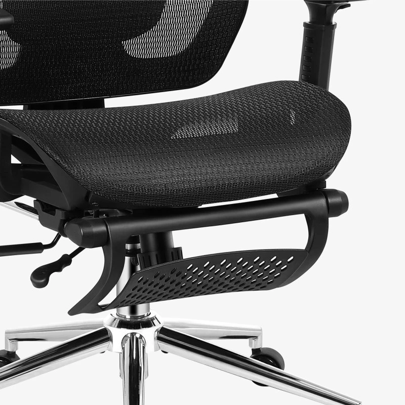 Sukamoji kėdė mark adler MA-EXPERT 5.7 – ergonominė biuro kėdė su tinkliniu atlošu, reguliuojamu aukščiu, galvos atrama, porankiais, pakojėliu, juoda