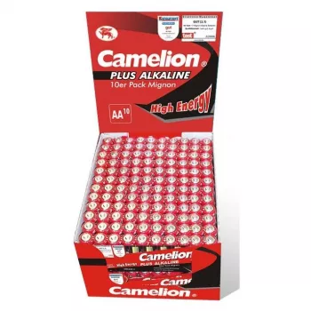 Vienkartinė baterija CAMELION LR6-SP10 AA šarminė 1,5 V, 10 vnt., 49,8 mm x 1,41 cm, 24 g