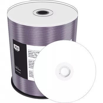 MediaRange Inkjet Fullsurface-Printable - 100 vnt. DVD+R 16x - Laikmena (MR414)