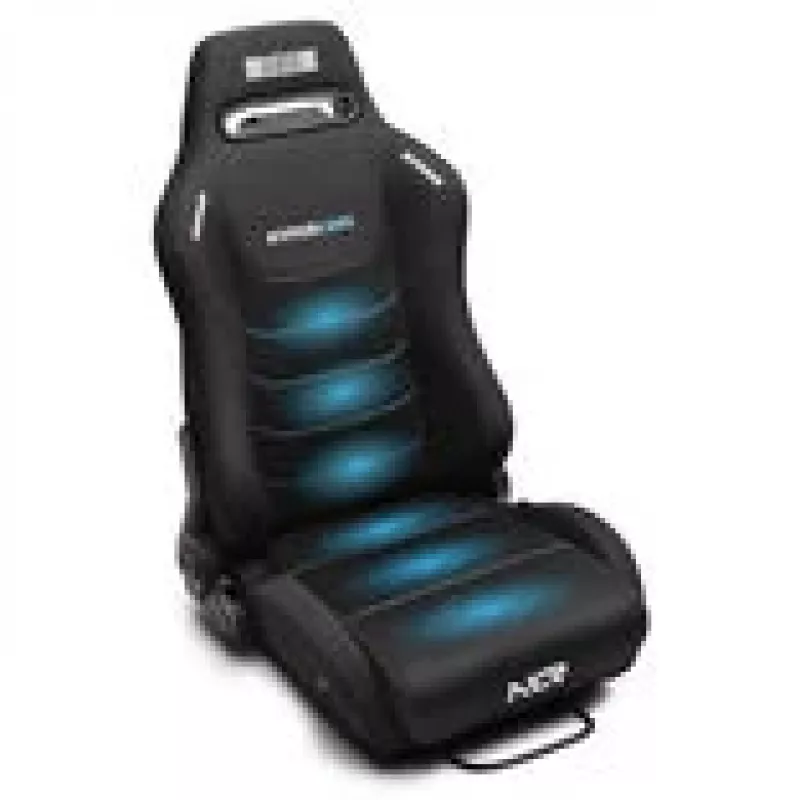 Lenktyninė kėdė Next Level Racing ERS3 HYPERCOOL ventiliuojama juoda — sim racing kėdė