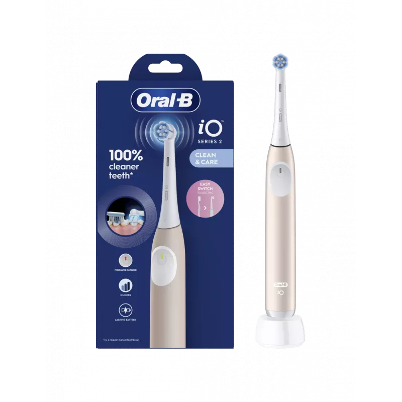 Oral-B iO2 Calm Pink dantų šepetėlis