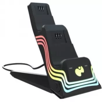 Įkrovimo stovas PDP 049-033-BK, skirtas Xbox Series X / Series S valdikliams, juodas, kompaktiškas
