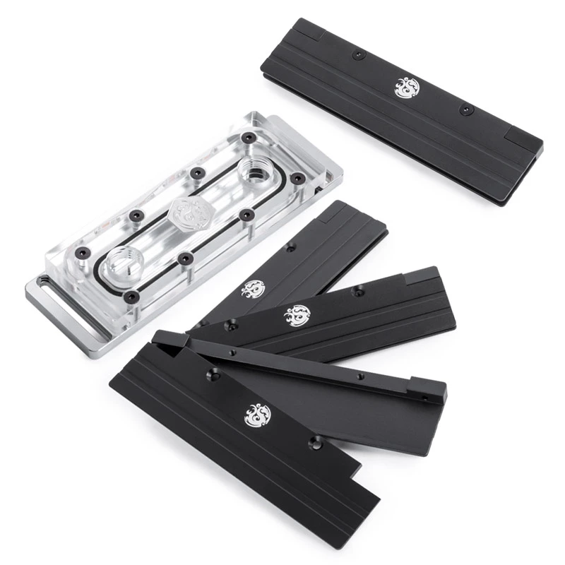 Bitspower Memory Cooler, ARGB - skaidrus 4 vnt. rinkinys