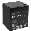 Baterija Green Cell AGM27 UPS Sandarinė Švino Rūgštinė (VRLA) 12 V 5 Ah