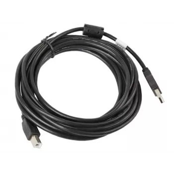 Lanberg CA-USBA-11CC-0050-BK USB 2.0 kabelis 5 m USB B juodas