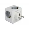 Maitinimo adapteris su kištuku Type F DeLOCK 11496 2 USB prievadai 5V 2.4A 3A