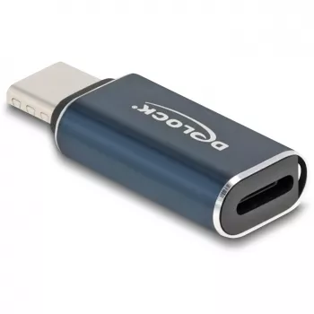 Adapteris lyties keitiklis DeLOCK 60688 USB 2.0 Type-C į 8 kontaktų Lightning antracitas