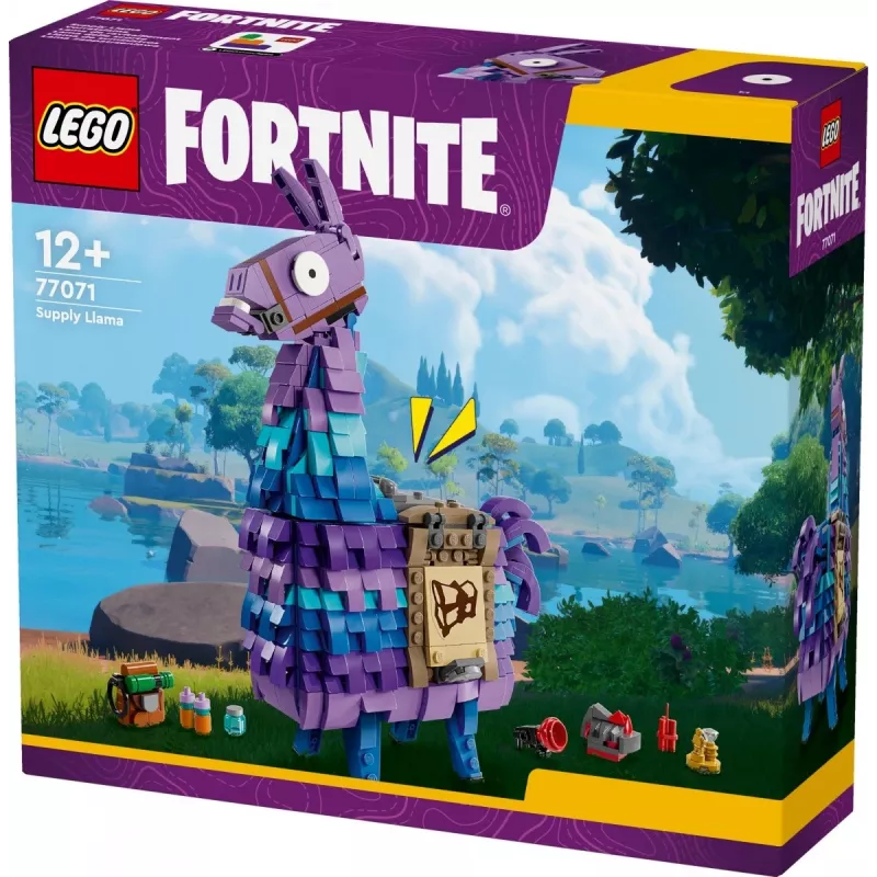 LEGO 77071 Fortnite Llama konstrukcinis žaislas – LEGO prekės ženklo laikymo ir demonstravimo dėžė
