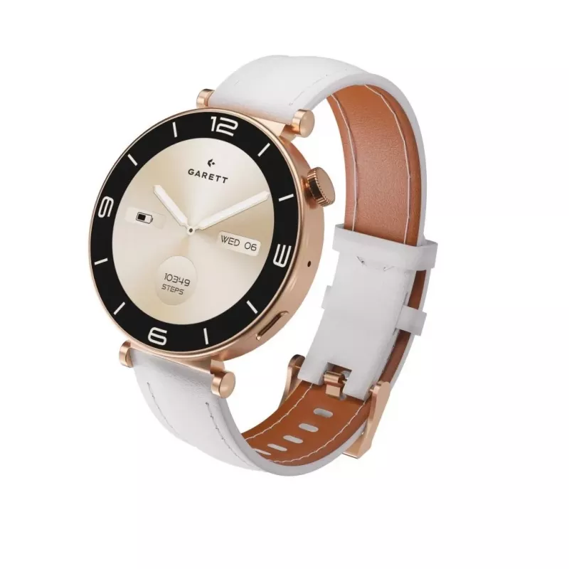 Išmanusis laikrodis Garett Rose Gold mesh