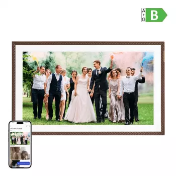 Skaitmeninis nuotraukų rėmelis Arzopa D156 (rudas) 15.6 colių