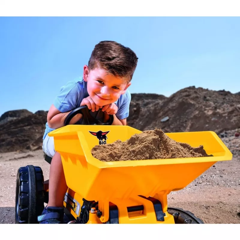 Sunkvežimis žaislinis Simba-Dickie BIG Jim-Dumper, plastikinis, nuo 3 iki 5 metų, juodas ir geltonas
