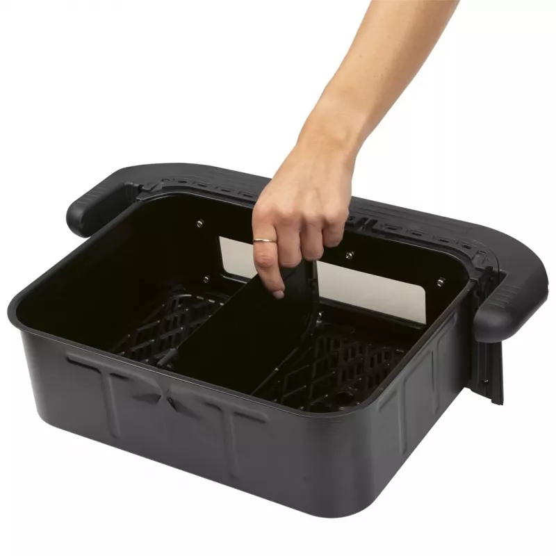 Kaitvėjo gruzdintuvė ProfiCook PC-FR 1313 H — 10 l, 2400 W, 10 programų, liečiamasis valdymas, nerūdijantis plienas/juoda