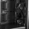 PC korpusas MODECOM Oberon Pro Midi Tower – juodas, ATX/microATX/ITX, 7 lizdai, iki 395 mm GPU, 5 HDD/3 SSD